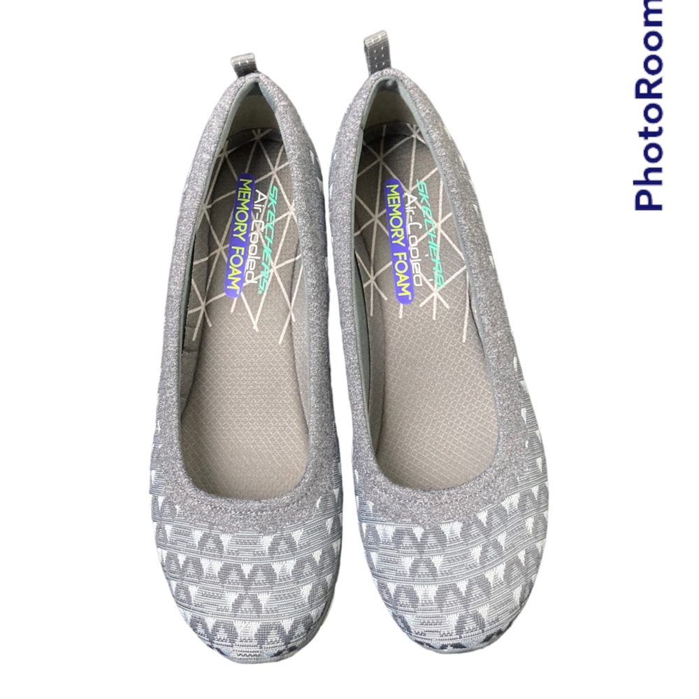 Skechers EZ flex 3.0 wild n free in gray. 10